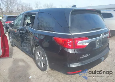 2018 Honda Odyssey Ex-L from USA, damaged, VIN 5FNRL6H72JB095120